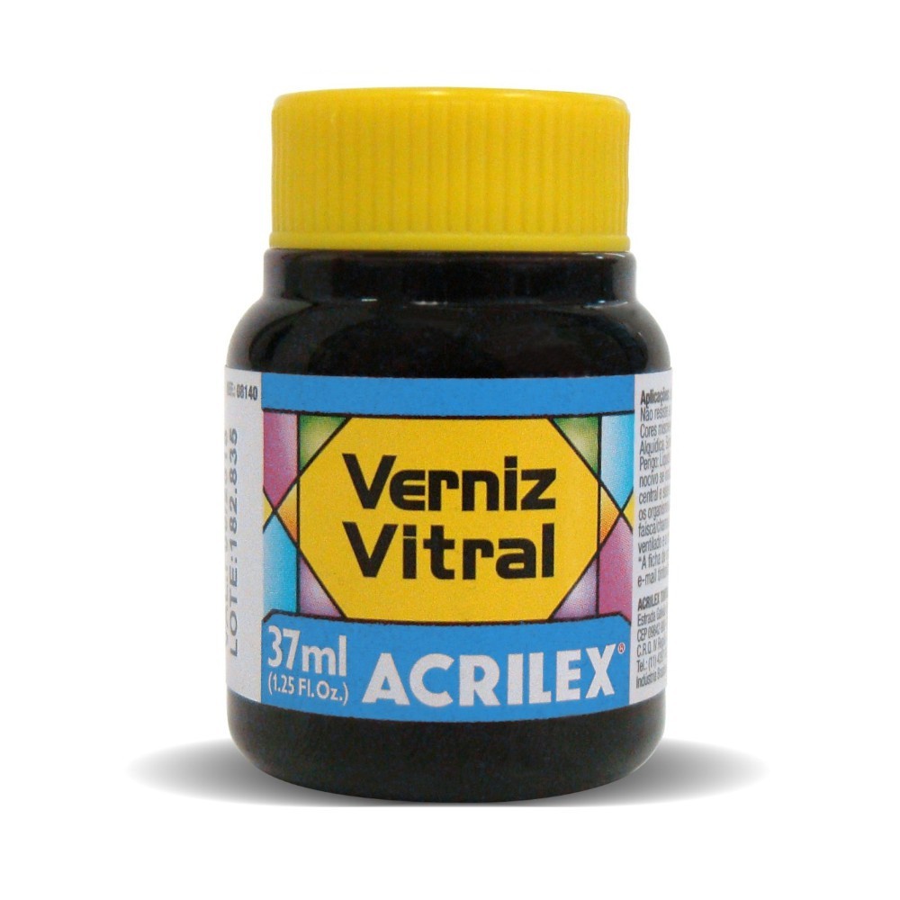 Verniz Vitral 37ml - Azul Turquesa Verniz Vitral 37ml - Azul Turquesa