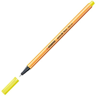 Caneta Stabilo Point 88/024 Neon - cor Amarelo Caneta Stabilo Point 88/024 Neon - cor Amarelo