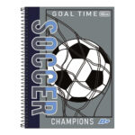 Caderno Espiral Universitário Grande Capa Dura 200 Folhas 10 Matérias D+ : Estampas Sortidas