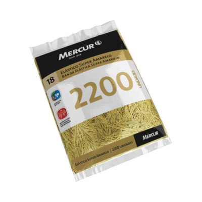 Elastico Dinheiro Com 2.200 Unidades - Amarelo