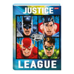 Caderno Brochura Costurado Sem Mola Universitário Grande Capa Dura 48 Folhas Liga Da Justiça - Estam