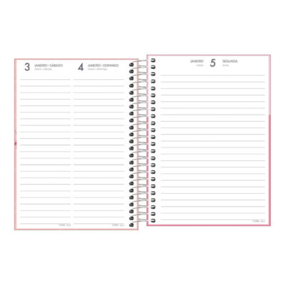 Agenda Espiral M4 Pepper 2026 – Estampas Sortidas