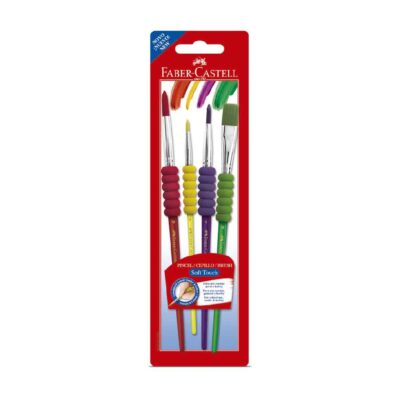Pincel Soft Touch Com 4 Peças Pincel Soft Touch Com 4 Peças