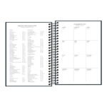 Agenda Espiral M4 Pepper 2026 - Preta