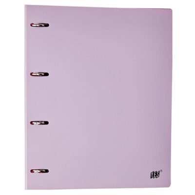 Fichário Caderno Argolado Universitário Com 4 Argolas - Lilás Pastel Fichário Caderno Argolado Universitário Com 4 Argolas - Lilás Pastel