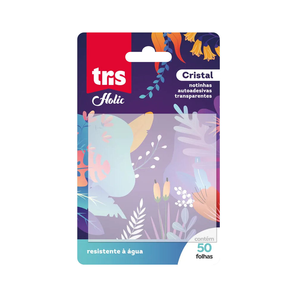 Bloco Notas Adesivas 50 Folhas 75x75mm - Transparente Bloco Notas Adesivas 50 Folhas 75x75mm - Transparente