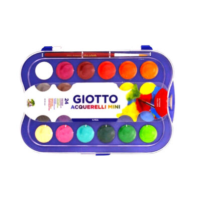 Aquarela Em Pastilha Com 24 Cores Aquarela Em Pastilha Com 24 Cores