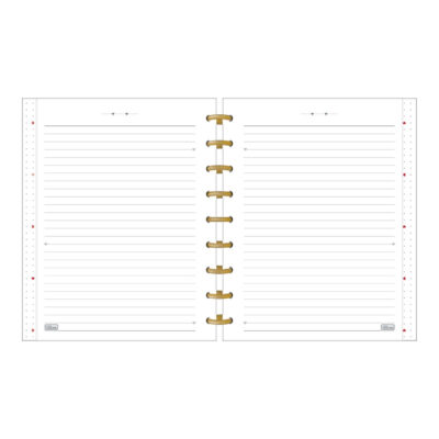 Caderno Espiral Colegial Médio Capa Dura 80 Folhas Tilidisco West Village – Preto