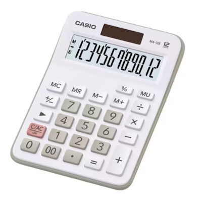 Calculadora Casio De Mesa Mx-12b - Branca Calculadora Casio De Mesa Mx-12b - Branca