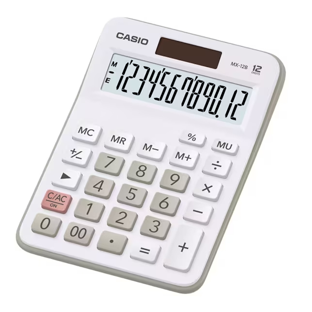 Calculadora Casio De Mesa Mx-12b - Branca Calculadora Casio De Mesa Mx-12b - Branca