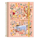 Planner Espiral Pooh 2026 - Estampas Sortidas