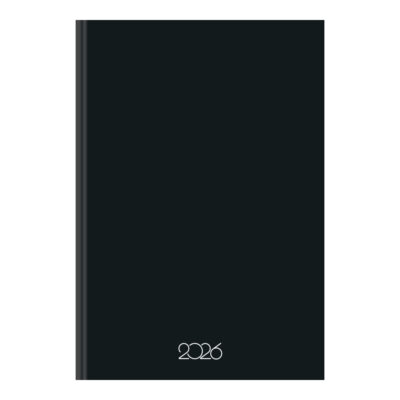 Agenda Costurada Percalux 2026 - Preta