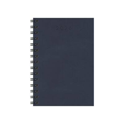 Agenda Espiral Diária Cristal 2026 - Cores Sortidas