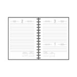 Agenda Espiral Diária Cristal 2026 - Cores Sortidas