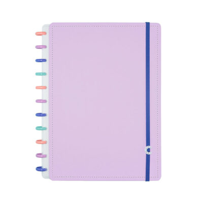 Caderno Inteligente Colegial Médio Espiral Com 80 Folhas - Bubble