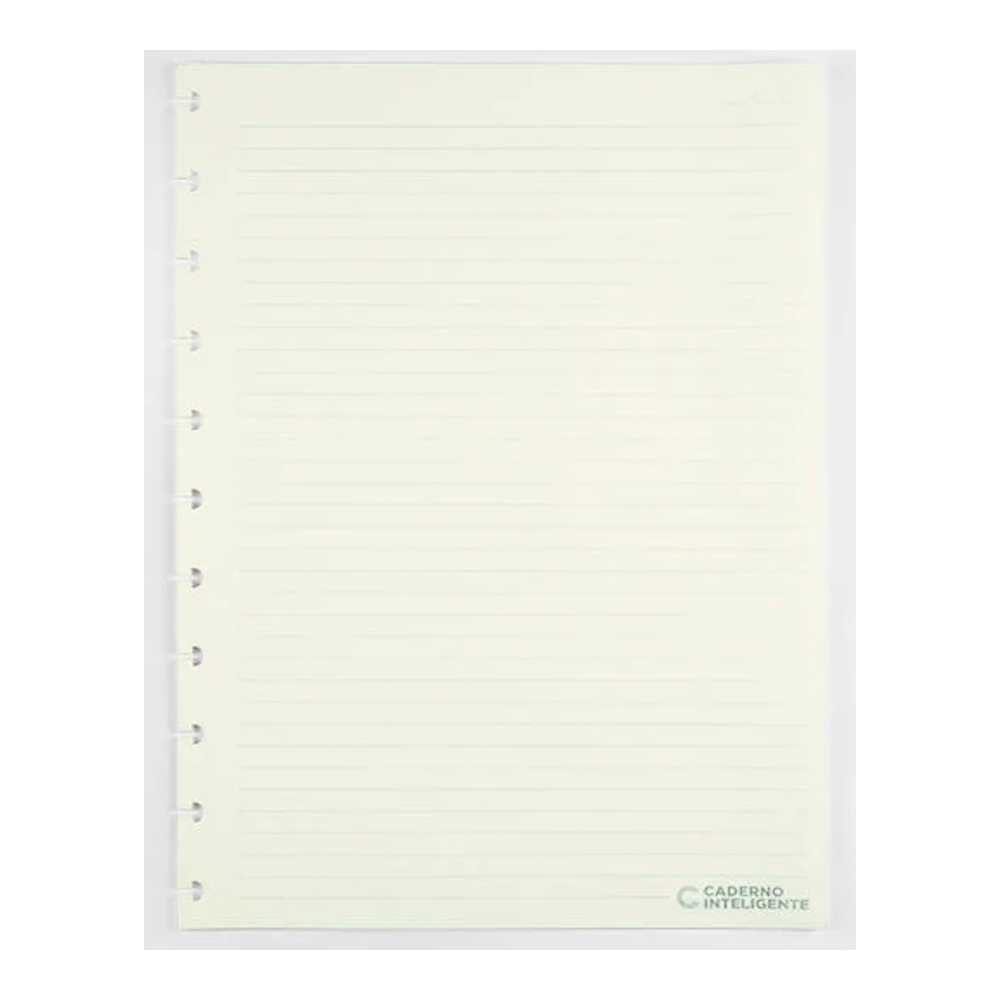 Refil Caderno Pautado Com 50 Folhas 200x275mm - Off Whitte Refil Caderno Pautado Com 50 Folhas 200x275mm - Off Whitte