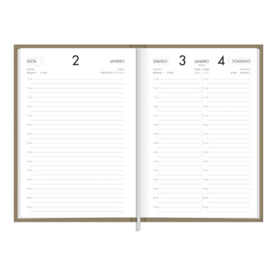 Agenda Costurada M5 Napoli 2026 – Cores Sortidas