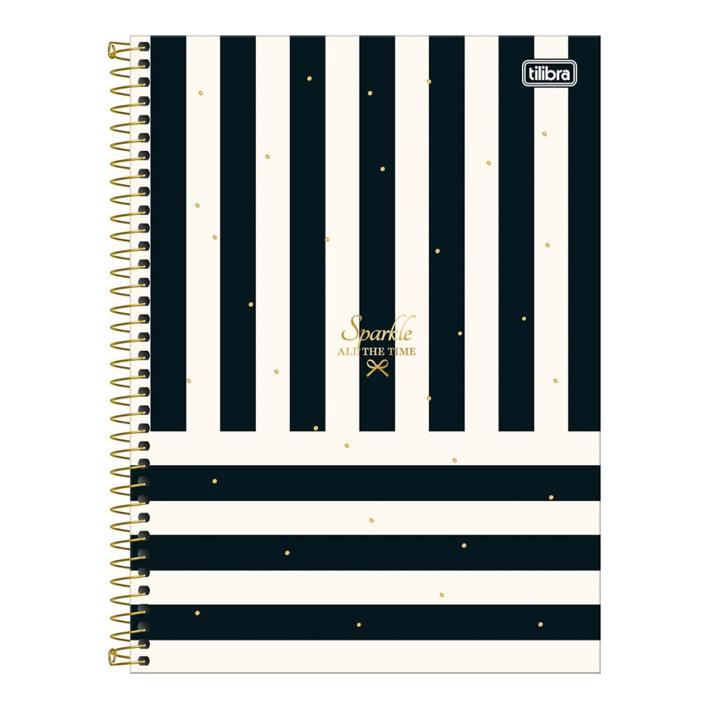 Caderno Espiral Universitário Grande Capa Dura 160 Folhas 10 Matérias Connect West Village - Estampa Caderno Espiral Universitário Grande Capa Dura 160 Folhas 10 Matérias Connect West Village - Estampa