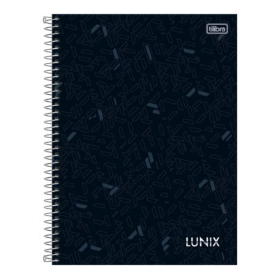 Caderno Espiral Universitário Grande Capa Dura 320 Folhas 20 Matérias Lunix – Cores Sortidas