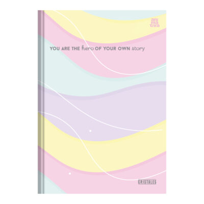 Caderno 1/4 Pequeno Brochura Costurado Sem Mola Capa Dura 80 Folhas Cristales – Estampas Sortidas