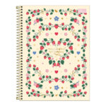 Caderno Espiral Universitário Grande Capa Dura 80 Folhas Connect Be Berry - Estampas Sortidas