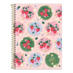 Caderno Espiral Universitário Grande Capa Dura 80 Folhas Connect Be Berry - Estampas Sortidas