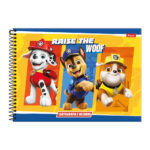 Caderno De Desenho/Cartografia Espiral 80 Folhas Patrulha Canina - Estampas Sortidas Caderno De Desenho/Cartografia Espiral 80 Folhas Patrulha Canina - Estampas Sortidas
