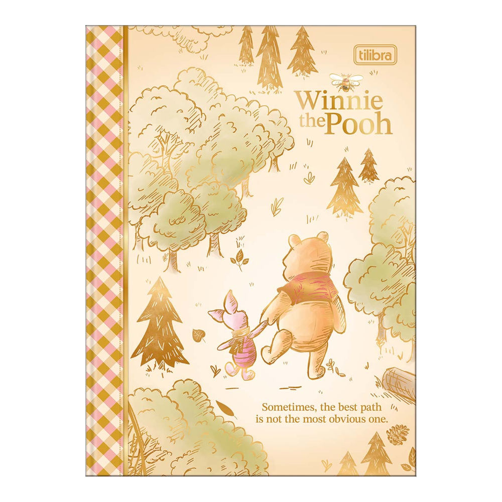 Caderno Brochura Costurado Sem Mola Colegial Médio Capa Dura 80 Folhas Pooh - Estampas Sortidas Caderno Brochura Costurado Sem Mola Colegial Médio Capa Dura 80 Folhas Pooh - Estampas Sortidas