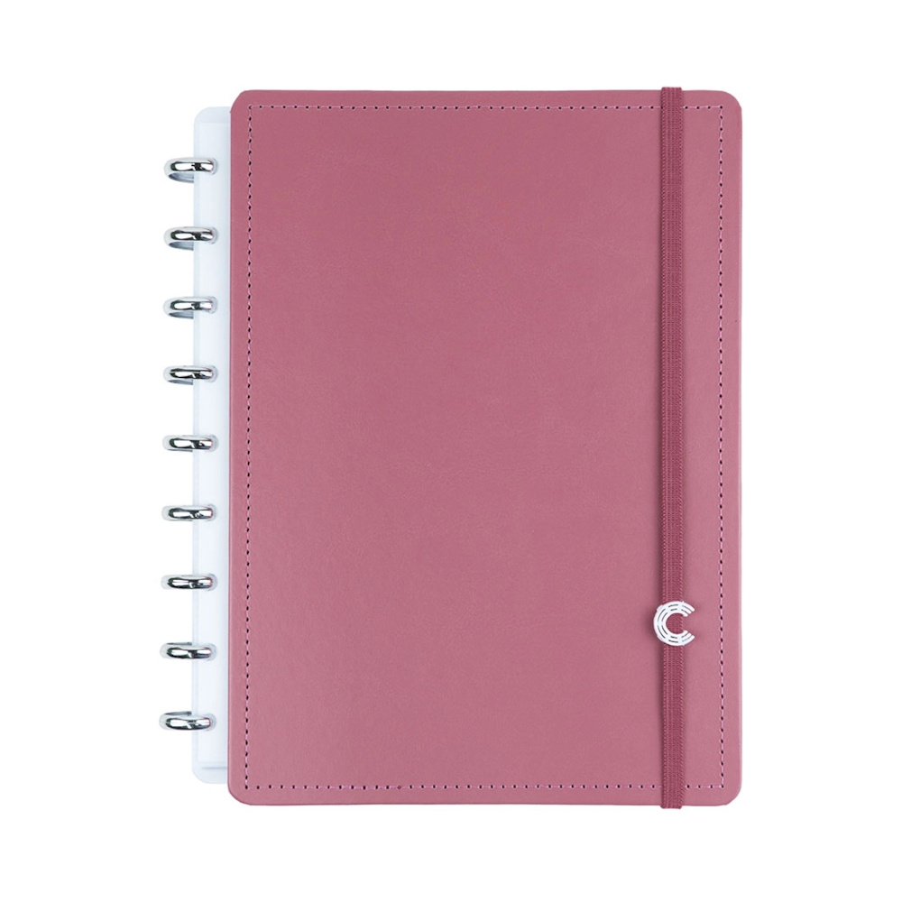 Caderno Inteligente Colegial Médio Espiral Com 80 Folhas - Guava Caderno Inteligente Colegial Médio Espiral Com 80 Folhas - Guava