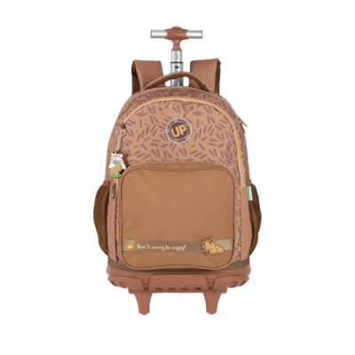 Mochila Com Rodinhas Capivara - Marrom Mochila Com Rodinhas Capivara - Marrom
