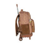 Mochila Com Rodinhas Capivara - Marrom