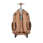 Mochila Com Rodinhas Capivara - Marrom