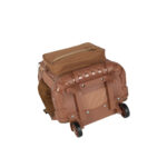 Mochila Com Rodinhas Capivara - Marrom