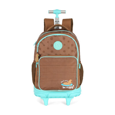 Mochila Com Rodinhas Capivara - Verde