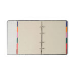 Fichário Caderno Argolado Criativo Pautado - Lagoa - Cisne Floral Verde