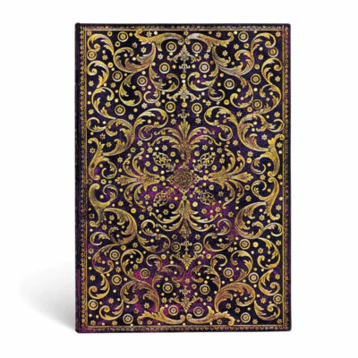 Caderno Universitário Grande Brochura Costurado Sem Mola Capa Dura Sem Pauta 240 Páginas - Aurélia