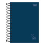 Agenda Espiral Diária M6 Spice 2026 - Cores Sortidas