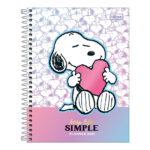 Planner Espiral M7 Snoopy 2026 - Estampas Sortidas