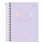 Agenda Espiral Happy M4 2026 - Cores Sortidas