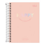 Agenda Espiral Happy M4 2026 - Cores Sortidas