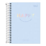 Agenda Espiral Happy M4 2026 - Cores Sortidas
