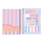 Agenda Espiral Happy M4 2026 - Cores Sortidas