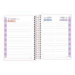 Agenda Espiral Happy M4 2026 - Cores Sortidas