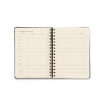 Agenda Planner Espiral Wire-O Diária 2026 - Doce Florada - Off White