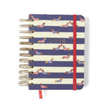 Agenda Planner Espiral Wire-O Diária 2026 - Praia - Cachorros