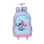 Mochilete Com Rodinhas Stitch - Rosa Mochilete Com Rodinhas Stitch - Rosa