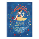 Caderno Brochura Costurado Sem Mola Colegial Médio Capa Dura 80 Folhas Branca De Neve - Estampas Sor