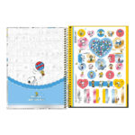 Caderno Espiral Universitário Grande Capa Dura 80 Folhas Snoopy - Estampas Sortidas