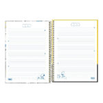 Caderno Espiral Universitário Grande Capa Dura 80 Folhas Snoopy - Estampas Sortidas