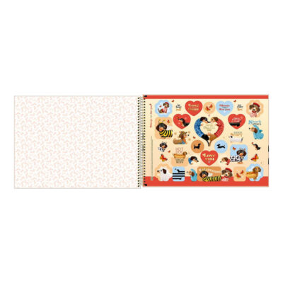 Caderno Desenho E Cartografia Espiral 80 Folhas Brownie – Estampas Sortidas